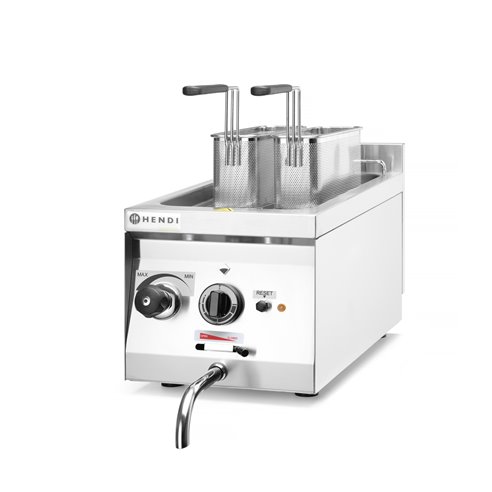 HENDI- Cocedor de pasta y empanadillas, 10 l + 2 cestas + tapa (conjunto) HENDI 238899