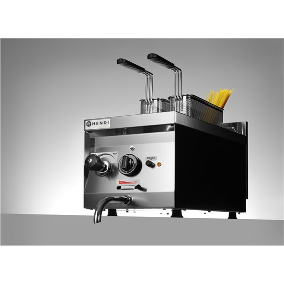 HENDI- Cocedor de pasta y empanadillas, 10 l + 2 cestas + tapa (conjunto) HENDI 238899