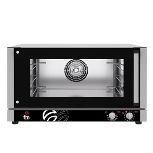 Limpador de forno elétrico lado da padaria abrindo RXL-603 FM - 3 bandejas 60x40 cm