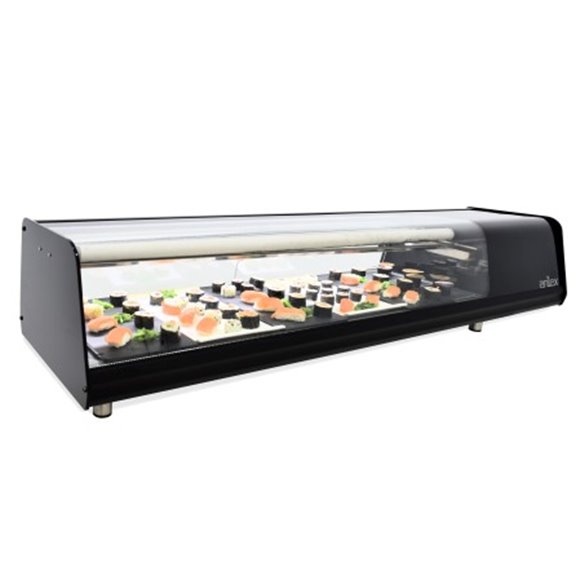 Vitrina refrigerada de SUSHI ARILEX PLACA LISA capacidad 8 bandejas GN1/3  8VTL VISION SUSHI