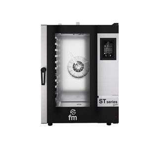 Horno de gastronomía con pantalla táctil de 7” y de gas con capacidad para 11 bandejas GN 2/1.
Ref. 710571 FM STG 112 V7 GAS