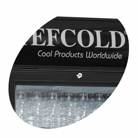 Tefcold- Armario expositor refrigerado TEFCOLD SCU1280CP