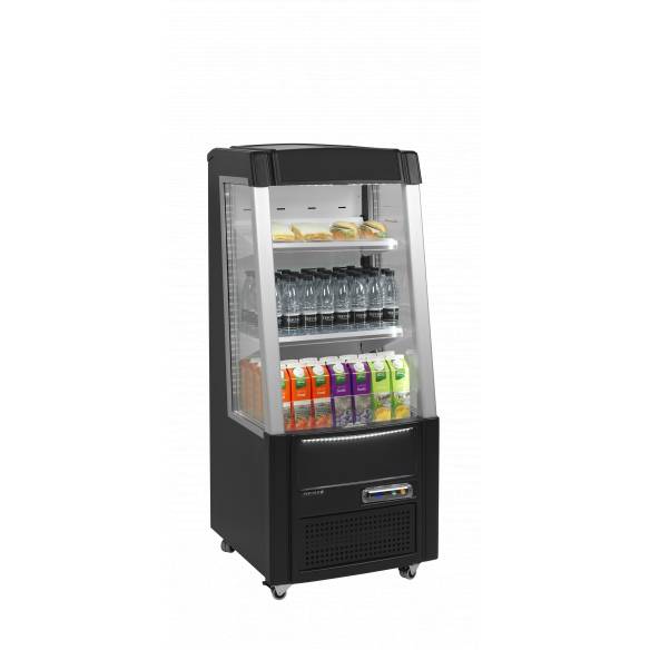 Refrigerador para la venta por impulso color negro TEFCOLD ODC60