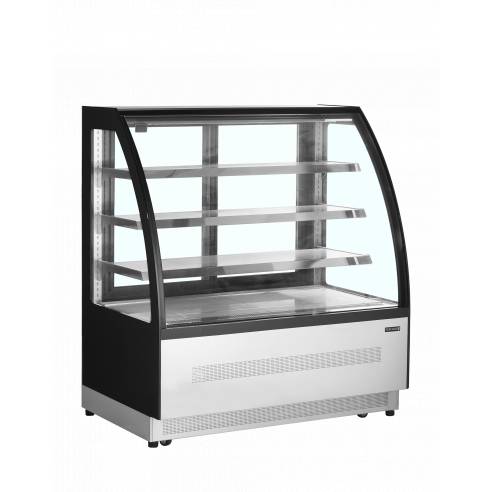 Vitrina de exposición refrigerada TEFCOLD LPD1200C/BLACK