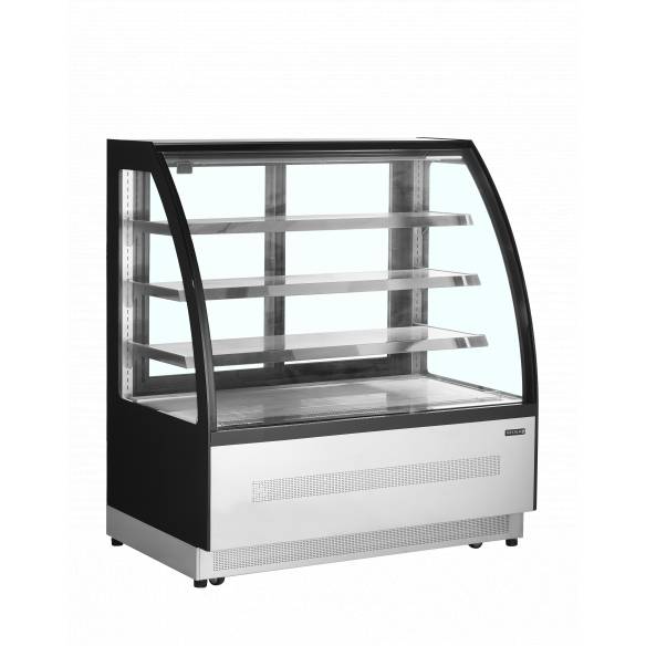 Vitrina de exposición refrigerada TEFCOLD LPD1200C/BLACK