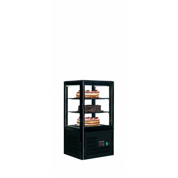 Vitrina de exposición refrigerada TEFCOLD UPD60-BLACK