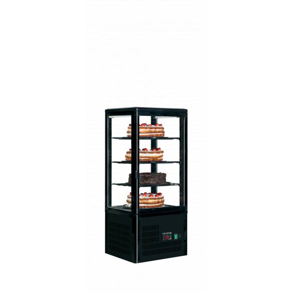 Vitrina de exposición refrigerada TEFCOLD UPD80-BLACK