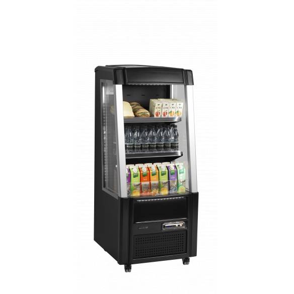 Refrigerador para la venta por impulso color negro TEFCOLD ODC60 BLACK