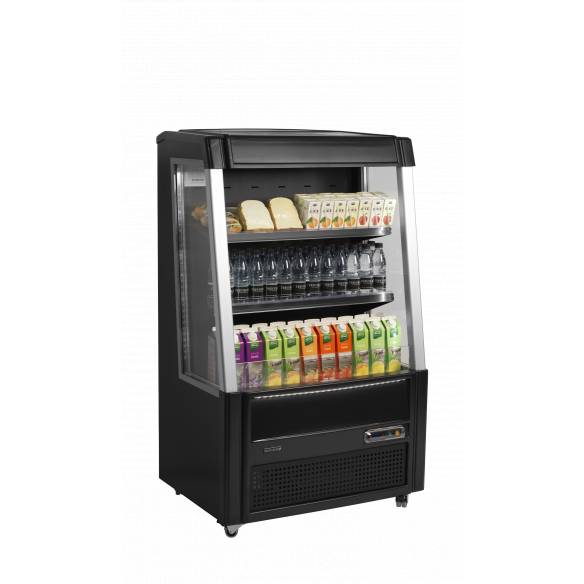 Tefcold- Refrigerador para la venta por impulso color negro TEFCOLD ODC90 BLACK