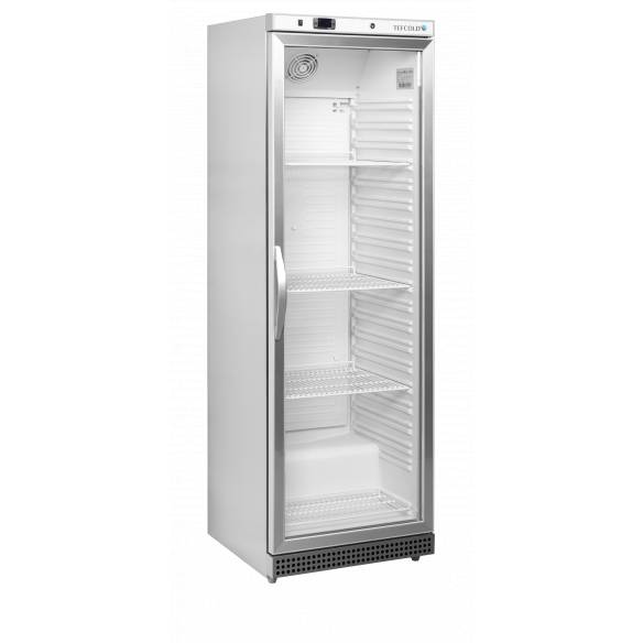 Tefcold- Expositor refrigerado 400 litros Acero Inoxidable TEFCOLD UR400SG