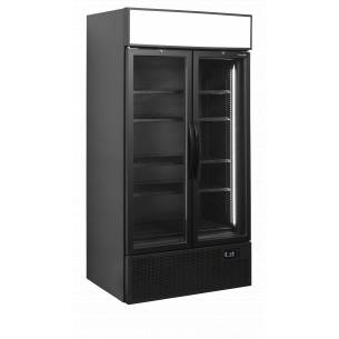 Tefcold- Expositor refrigerado color negro TEFCOLD FSC1000H BLACK