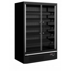 Refrigerador mural de supermercado TEFCOLD Galaxy+ GP14FGD Black