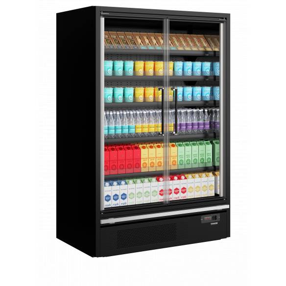 Tefcold- Refrigerador mural de supermercado TEFCOLD Galaxy+ GP14FGD Black