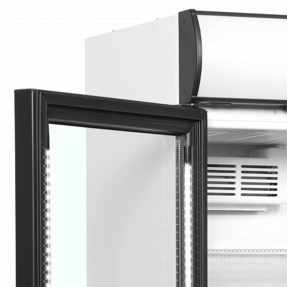 Tefcold- Nevera expositora bisagra a izquierda TEFCOLD CEV425CP 2 LED L/H