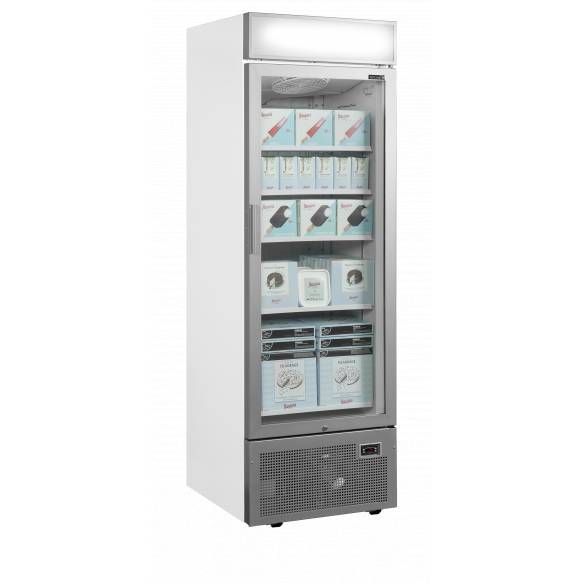 Congelador expositor TEFCOLD UFSC1450GCP NF Silver