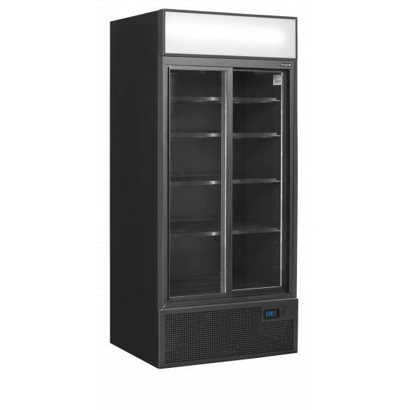 Expositor refrigerado color negro TEFCOLD FSC891S Black