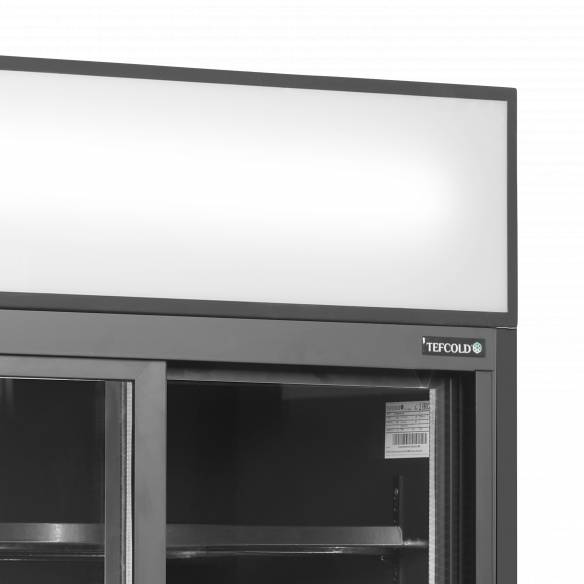 Expositor refrigerado color negro TEFCOLD FSC891S Black