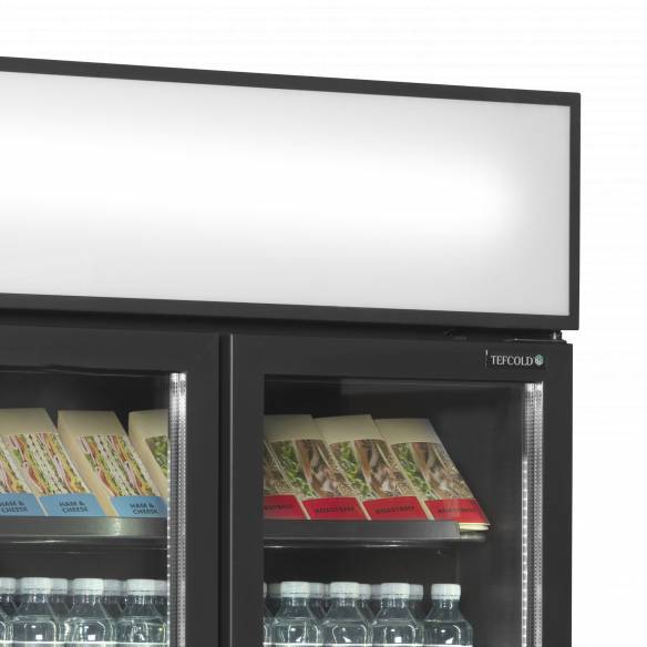 Expositor refrigerado color negro TEFCOLD FSC891H Black