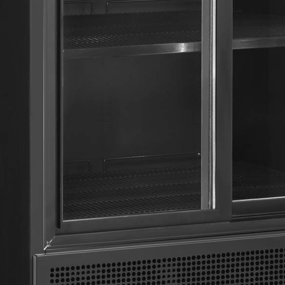 Expositor refrigerado color negro TEFCOLD FSC891S Black