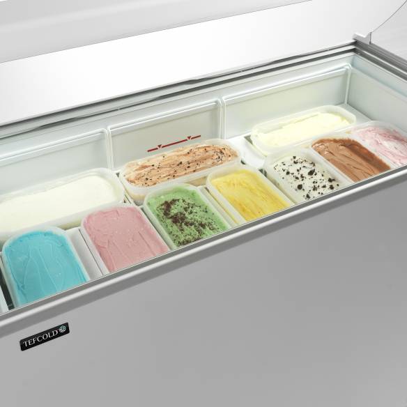 Tefcold- Vitrina para helados TEFCOLD IC401SC+SO