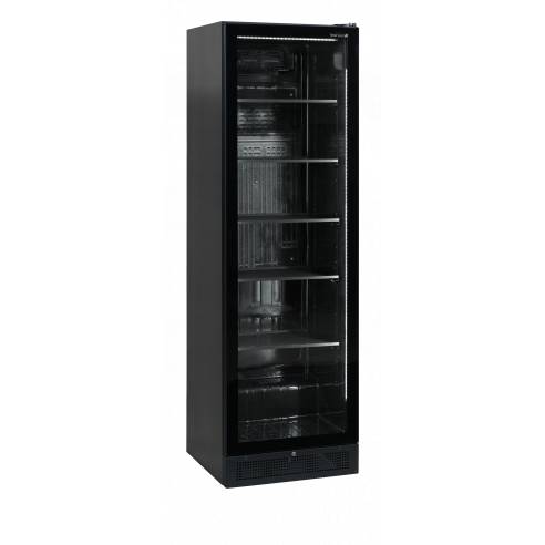 Expositor refrigerado negro TEFCOLD SCU1425 FRAMELESS