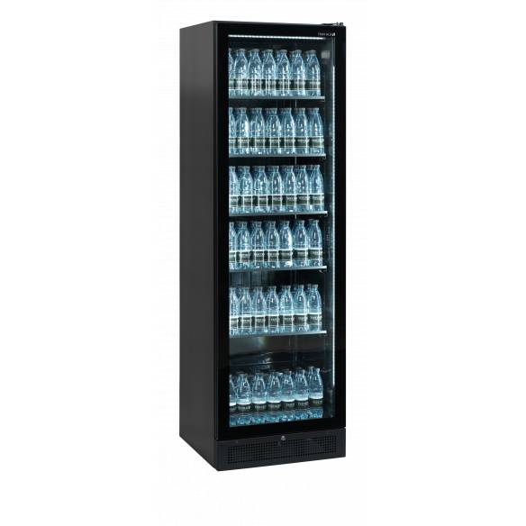 Expositor refrigerado negro TEFCOLD SCU1425 FRAMELESS