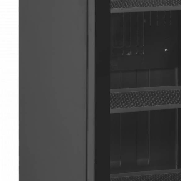 Expositor refrigerado negro TEFCOLD SCU1425 FRAMELESS