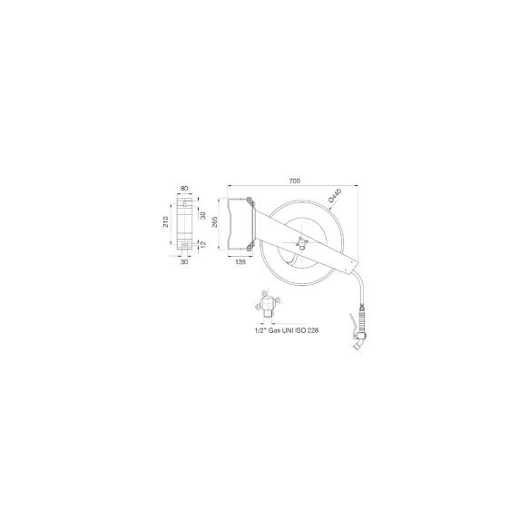 Grupo extensor manguera con grifo de 10 m-Z001R0020232