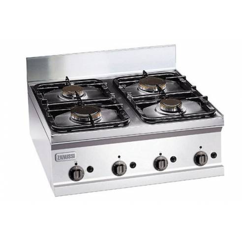 Cocina profesional a gas 4 quemadores ZANUSSI SCG700	-Z063285760