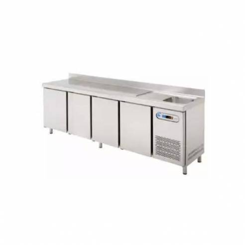 Mesa refrigerada con fregadero edenox MPSF-250-Z00919059830