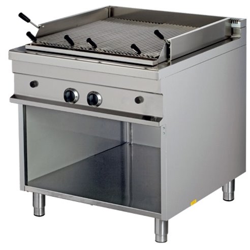 Arisco- Barbacoa a gas piedra volcánica 7,5+7,5kw 850x900x900h mm GGL921 ARISCO