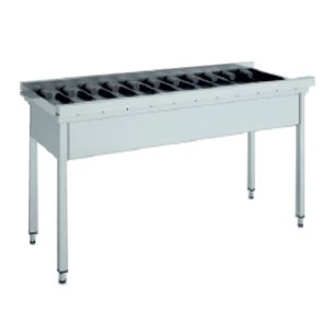 Mesa de Salida con Rodillos rectas dim.1600x640x850h mm MR-160-Z070MR-160