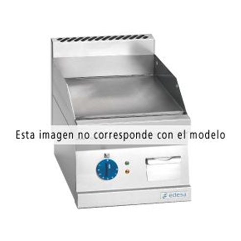 Plancha Frytop a gas 40cm con placa lisa de acero Snack 650 SPLG-40 E EDENOX-Z00919005382