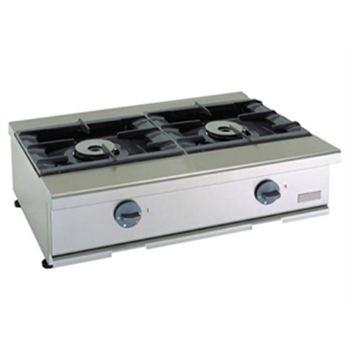 Cocina a gas 2 fuegos 4,1+6,5Kw Snack 550 TCG-85 EDENOX-Z00919047223