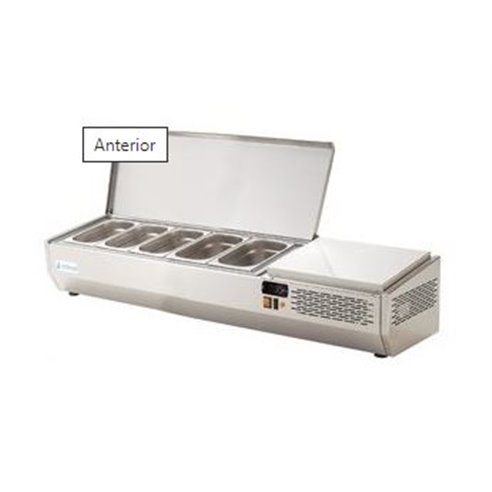 Vitrinas Refrigeradas de ingredientes para ensaladas y pizzas +4°C a +8°C EI-VT EDENOX-Z009EI-VT