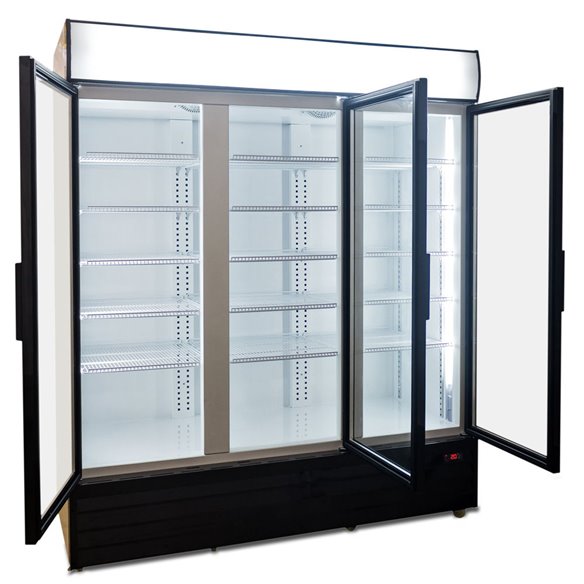 Armario Expositor Refrigerado 1600 litros 3 Puertas Batientes de Vidrio de 1720 x730 x2060h mm CLIMAHOSTELERIA CST1600-Z070CS...