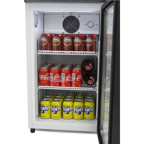 Armario Expositor Refrigerado 80 litros Subcero Puerta de Vidrio de 470X465X955h mm CLIMAHOSTELERIA SZ80L-Z070SZ80L