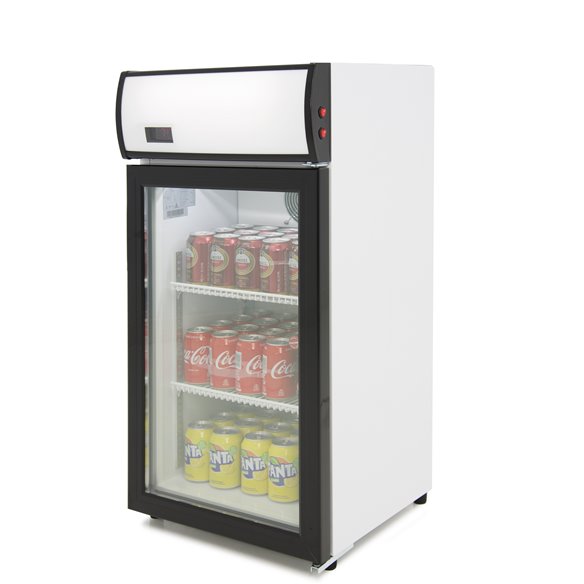 Armario Expositor Refrigerado 80 litros Subcero Puerta de Vidrio de 470X465X955h mm CLIMAHOSTELERIA SZ80L-Z070SZ80L