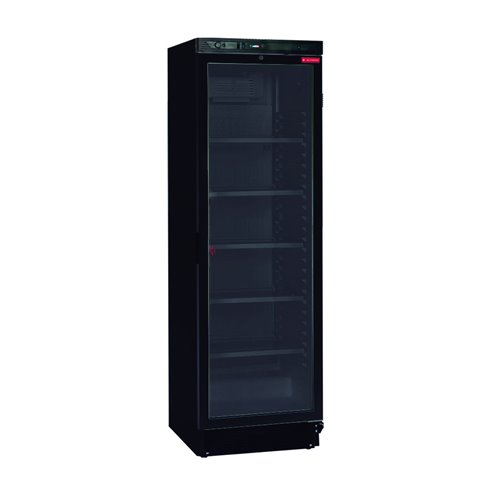 Armario Expositor Refrigerado 1 puerta de cristal Negro