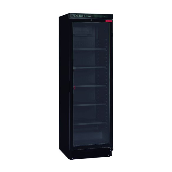 Armario Expositor Refrigerado 1 puerta de cristal Negro