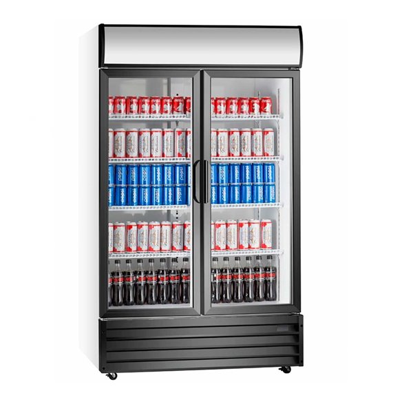 Armario expositor refrigerado NEW EXPO 1000 TN 2 puertas cristal Batientes-Z023NEW-EXPO1000TN