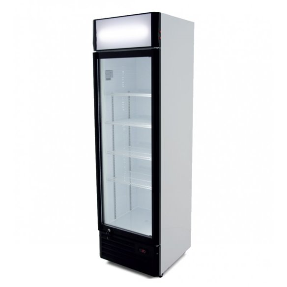 Armario Expositor Refrigerado 360 litros Puerta de Vidrio de 580 x610 x1980h mm CLIMAHOSTELERIA CS360B-Z070CS360B