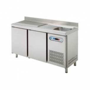 Mesa refrigerada con fregadero EDENOX MPSF-150-Z00919059754