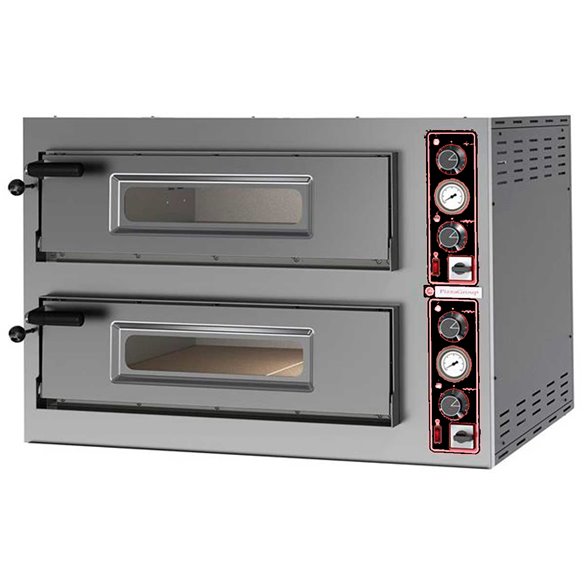 Horno Pizza Eléctrico Doble cámara 12 Pizzas Ø33 cm PIZZAGROUP ENTRY MAX-Z005ENTRYMAX12