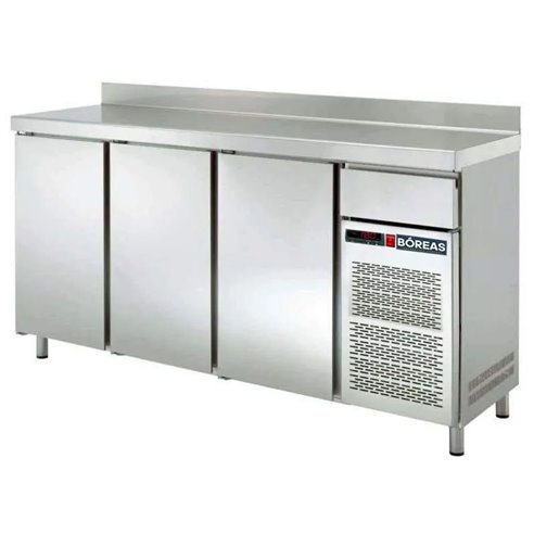 BOREAS- Frente Mostrador Refrigerado Acero Inoxidable 2 Metros C/C BOREAS FM200