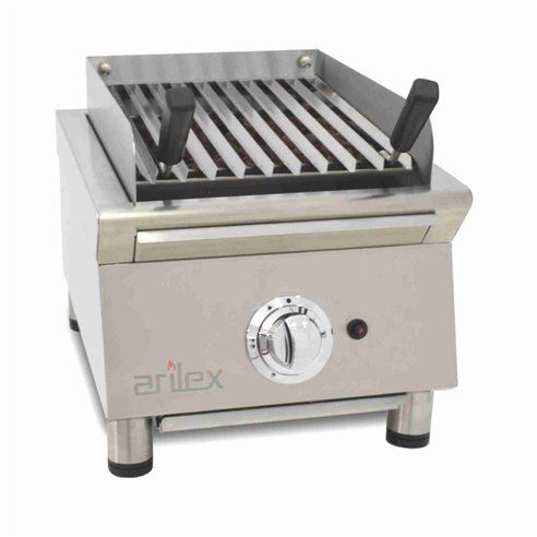 Parrilla vasca a gas 40 cm con piedra volcánica Línea 600 40VASN-Z08540VASN