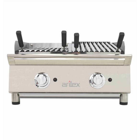 Parrilla vasca a gas 70 cm con piedra volcánica Línea 600 70VASN-Z08570VASN