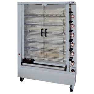 Asador vertical a gas con Peana ARILEX de 6 espadas 6ASGP