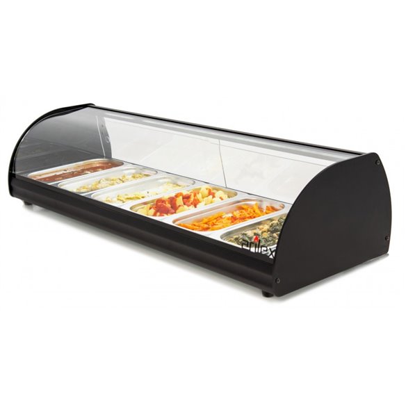 Vitrina expositora de Tapas Caliente de 6 bandejas GN1/3-40 ARILEX 6CT-Z0856CT