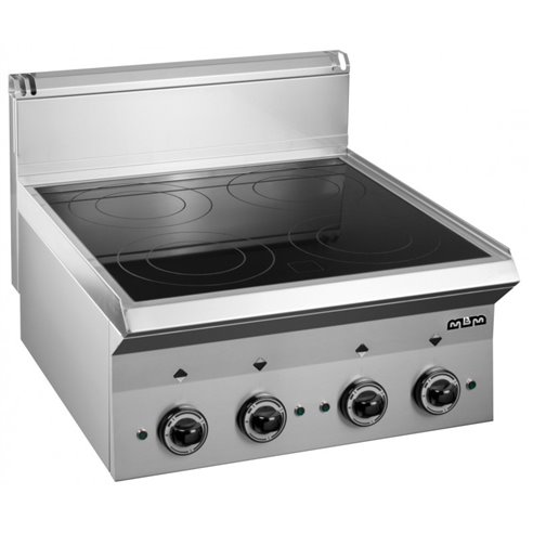 Cocina Vitrocerámica 4 zonas Sobremesa EVC465P SMART 650